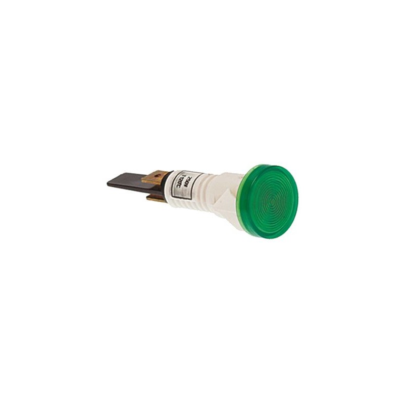 LAMPADA SPIA VERDE 250V    CODICE: 3221104