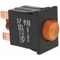 INTERRUTTORE BIPOLARE ARANCIO 16A 250V 2111548