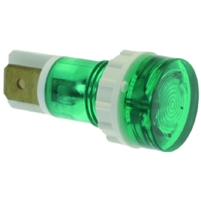 LAMPADA SPIA VERDE 230V    CODICE: 3221216