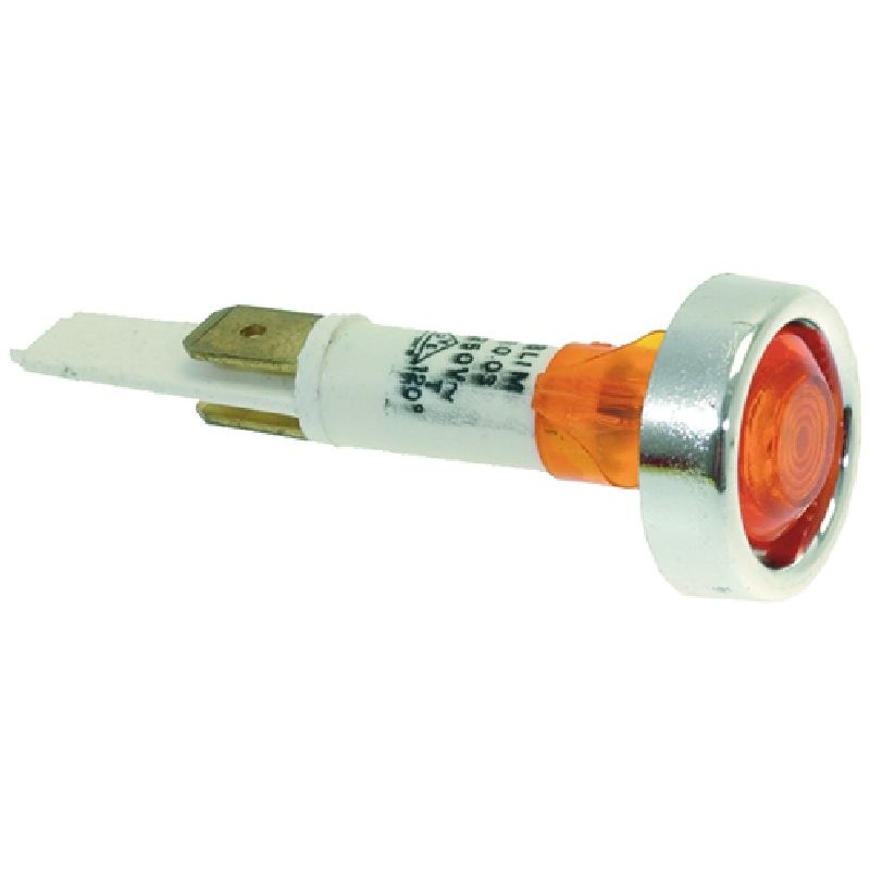 LAMPADA SPIA ARANCIO 250V    CODICE: 3221294