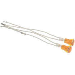 LAMPADA SPIA ARANCIO DOPPIA 250V    CODICE: 3221296