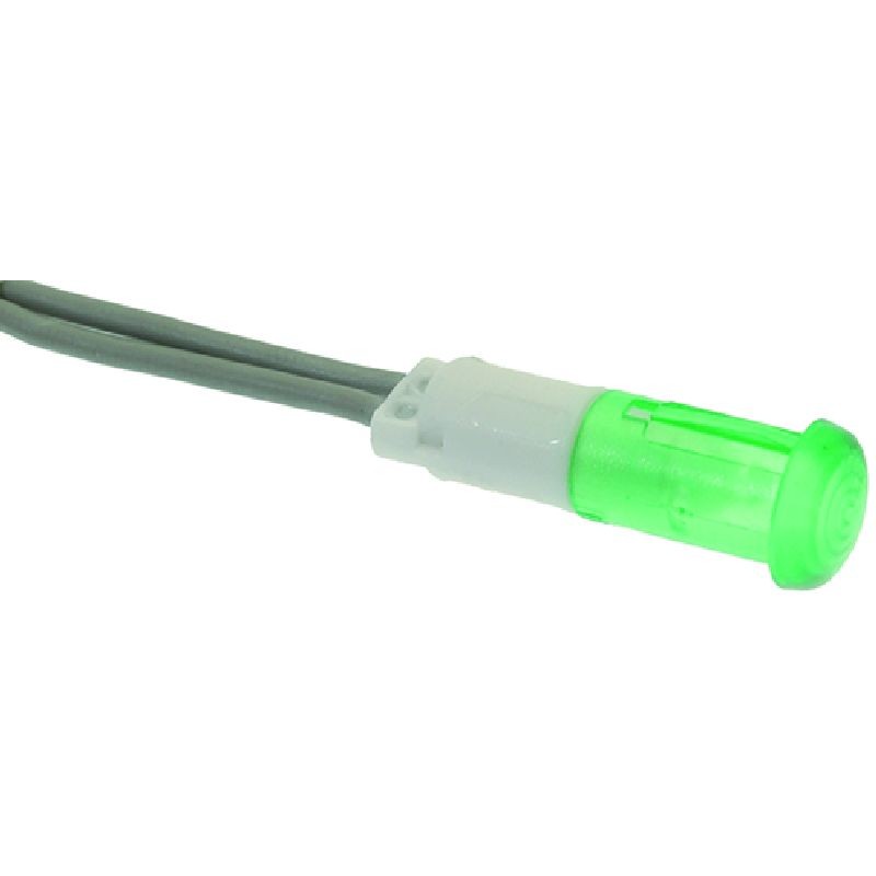 LAMPADA SPIA VERDE 250V    CODICE: 3221324