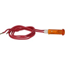 LAMPADA SPIA ARANCIO 250V    CODICE: 3221337