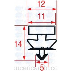 GUARNIZIONE SPORTELLO RONDA 585x425 mm  3286110 