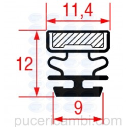 GUARNIZIONE AD INCASTRO 1037 - 2000 mm  3286121 