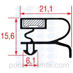 GUARNIZIONE AD INCASTRO 1014 - 2000 mm  3286128 