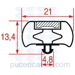 GUARNIZIONE AD INCASTRO 1034 - 2000 mm  3286135 