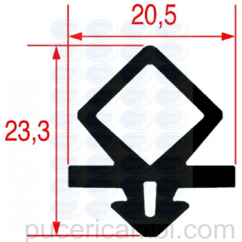 GUARNIZIONE PER CELLA TN - 25 m  3286524 