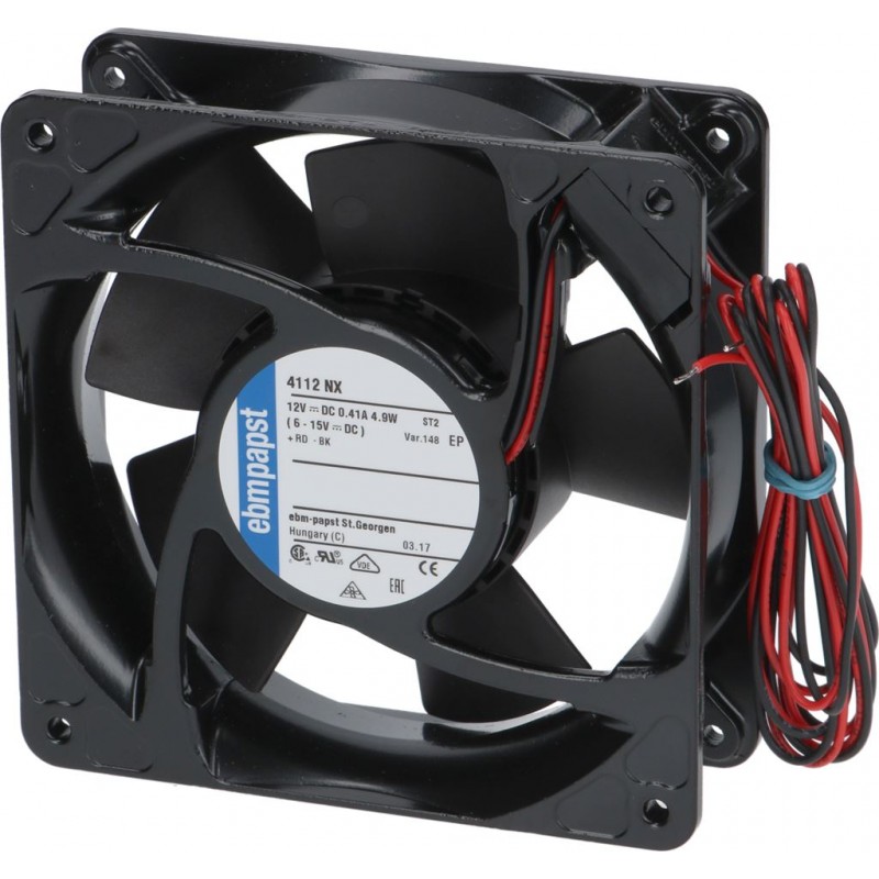 VENTILATORE ASSIALE EBM 119X119X38 MM  Cod. 3340134