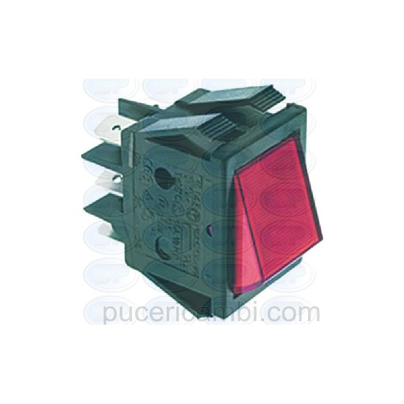 DEVIATORE BIPOLARE ROSSO 16A 250V  3319018 