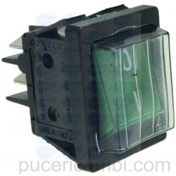 PULSANTE VERDE BIPOLARE 16A 250V  3319087 