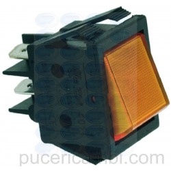 PULSANTE BIPOLARE ARANCIO 16A 250V  3319266 