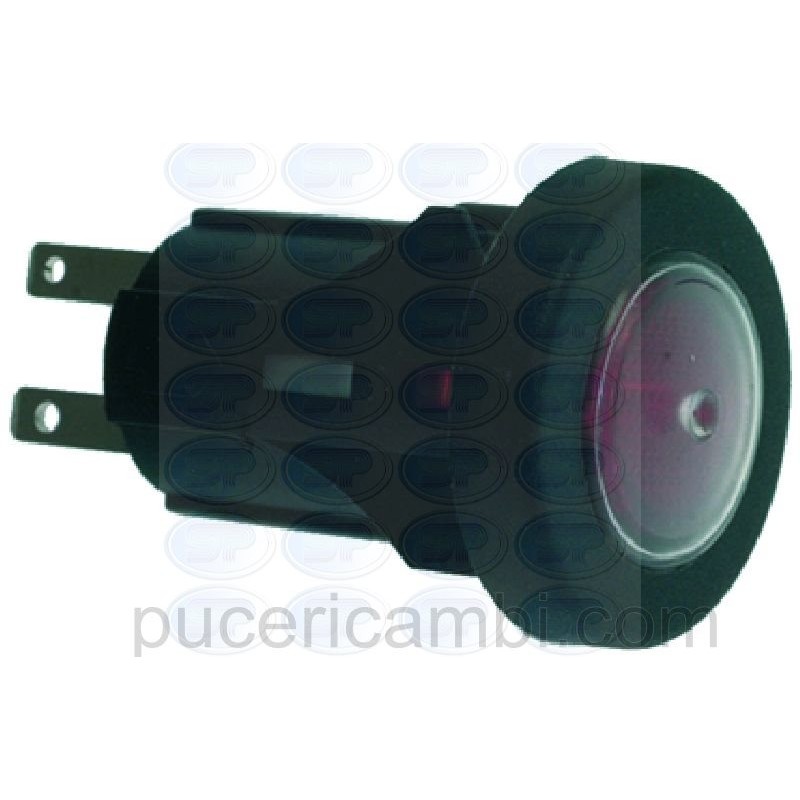 PULSANTE UNIPOLARE ROSSO 3A 250V  3319270 