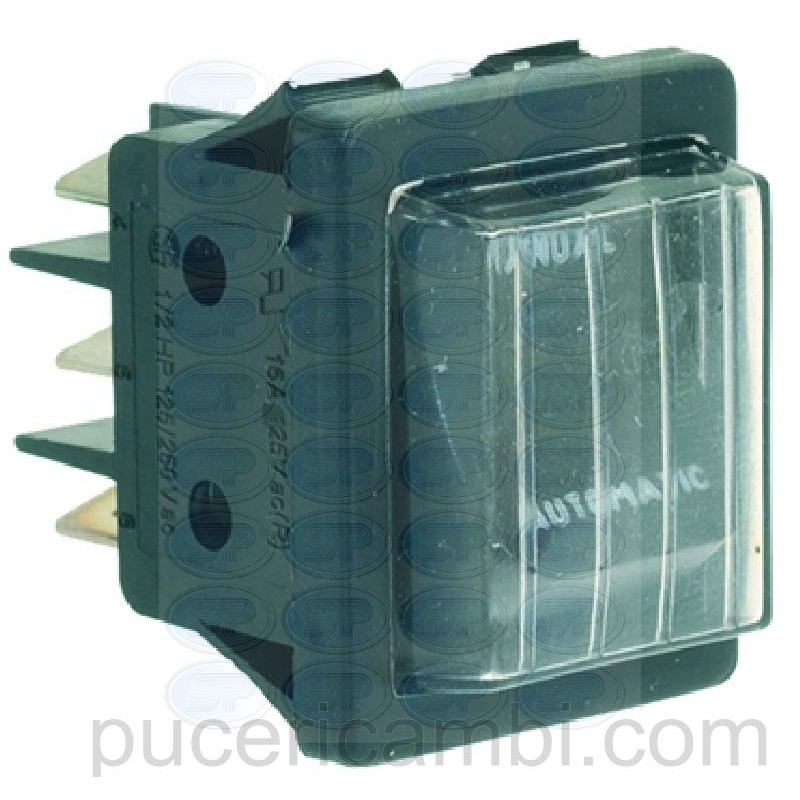DEVIATORE BIPOLARE NERO 16A 250V  3319375 