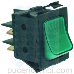 INTERRUTTORE BIPOLARE VERDE 16A 24V 3319423  