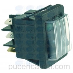 INTERRUTTORE DOPPIO VERDE 16A 250V 3319467   