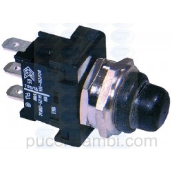 PULSANTE TRIPOLARE NERO 6A 250V  3319504 