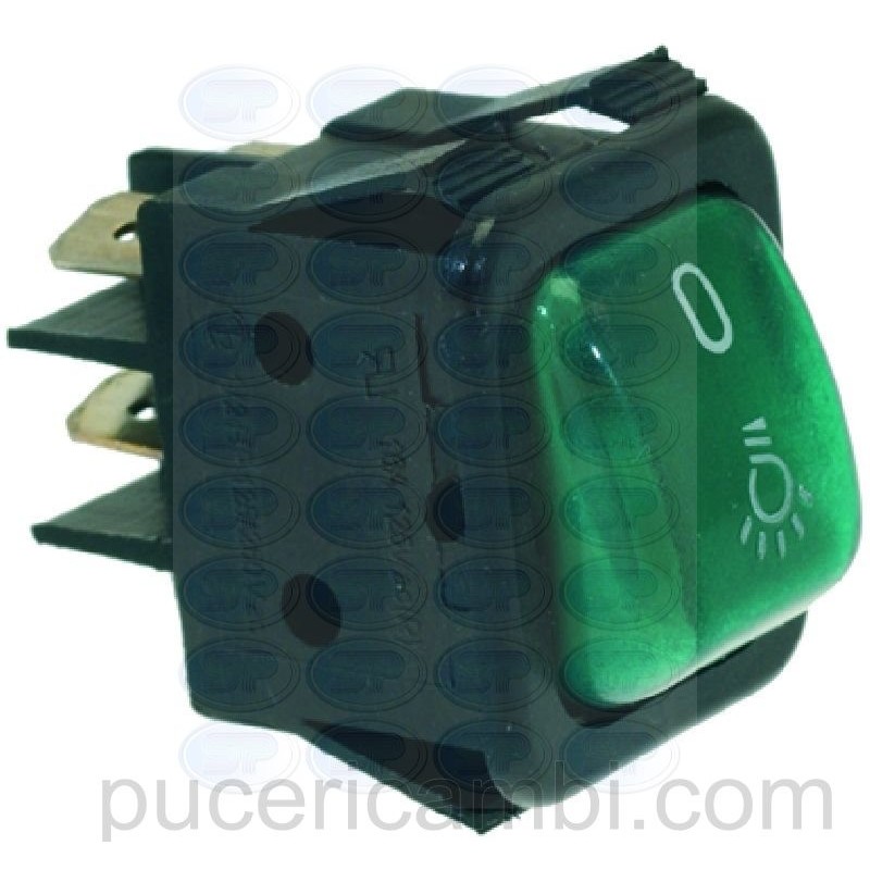 INTERRUTTORE BIPOLARE VERDE 16A 250V  3319528 