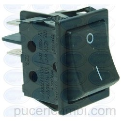 INTERRUTTORE BIPOLARE NERO 10A 250V  3319529 