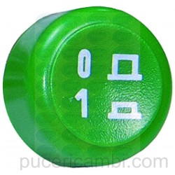 TASTO ROTONDO VERDE ø 25 mm "0-1"  3319548 