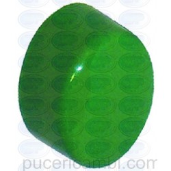 TASTO ELLITTICO 17x13 mm VERDE  3319579 