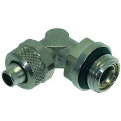 RACCORDO AD ANGOLO 1/4"M Ø 8/6 NICHEL  Cod. 3349316