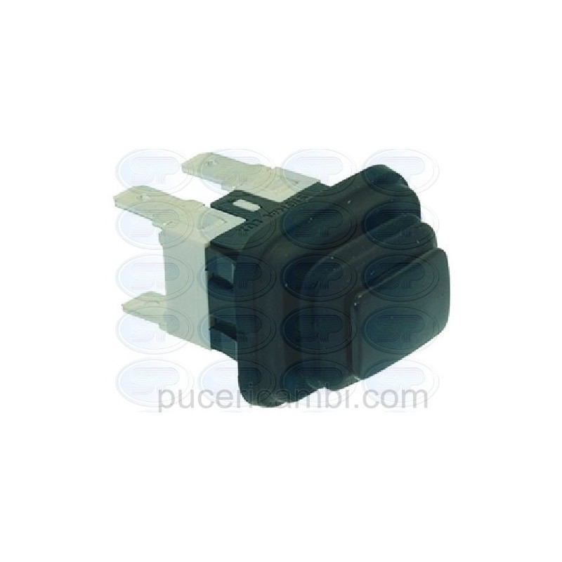PULSANTE BIPOLARE NERO 16A 250V  3319644 