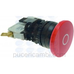 PULSANTE ARRESTO A FUNGO ROSSO 15A 240V  3319664 