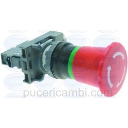 PULSANTE EMERGENZA ROSSO COMPLETO ABB  3319680 