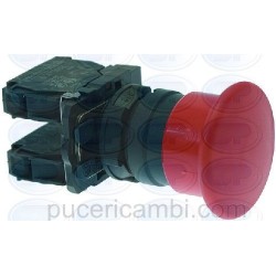 PULSANTE ARRESTO A FUNGO ROSSO 3A 240V  3319710 