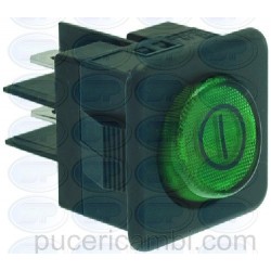 INTERRUTTORE BIPOLARE VERDE 16A 250V  3319716 