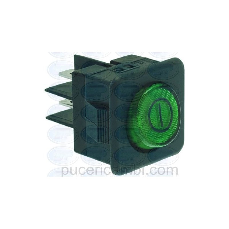 INTERRUTTORE BIPOLARE VERDE 16A 250V  3319716 