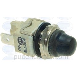 PULSANTE UNIPOLARE NERO  3319733 