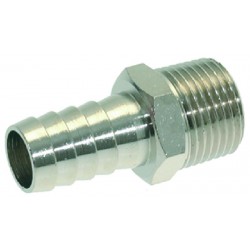 RACCORDO PORTAGOMMA Ø 3/8"M Ø 12 NICHEL  Cod. 3349347