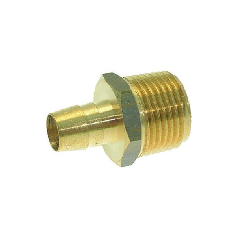 RACCORDO PORTAGOMMA Ø 3/8"M Ø 8 OTTONE  Cod. 3349379