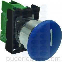 PULSANTE ARRESTO A FUNGO BLU 6A 240V  3319800 
