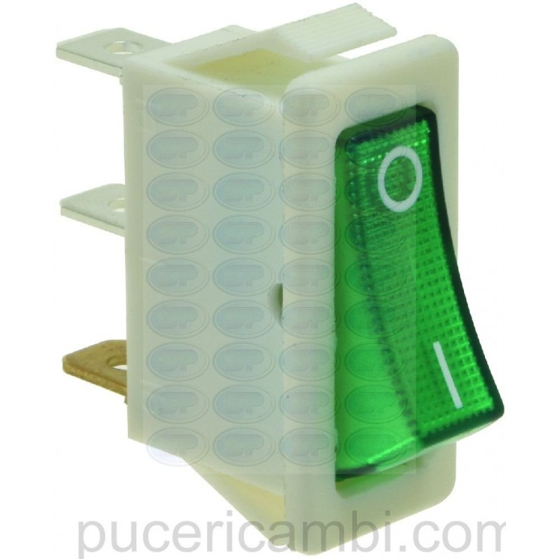 INTERRUTTORE UNIPOLARE VERDE 16A 250V  3319801 