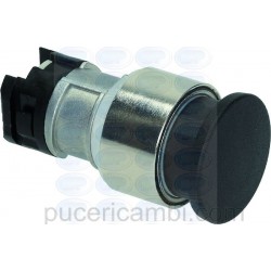 PULSANTE ARRESTO A FUNGO NERO ø 30 mm  3319811 