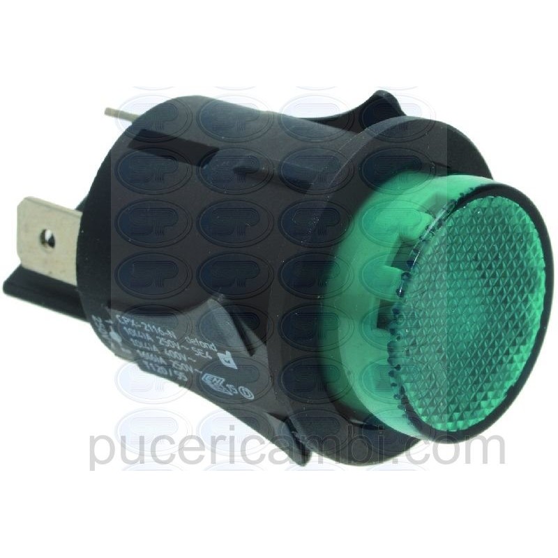 INTERRUTTORE BIPOLARE VERDE 16A 250V  3319928 