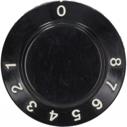 MANOPOLA NERA Ø 60 MM 1-2-3-4-5-6-7-8    CODICE: 3241067