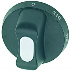 MANOPOLA NERA Ø 65 MM 0-310°C    CODICE: 3241097