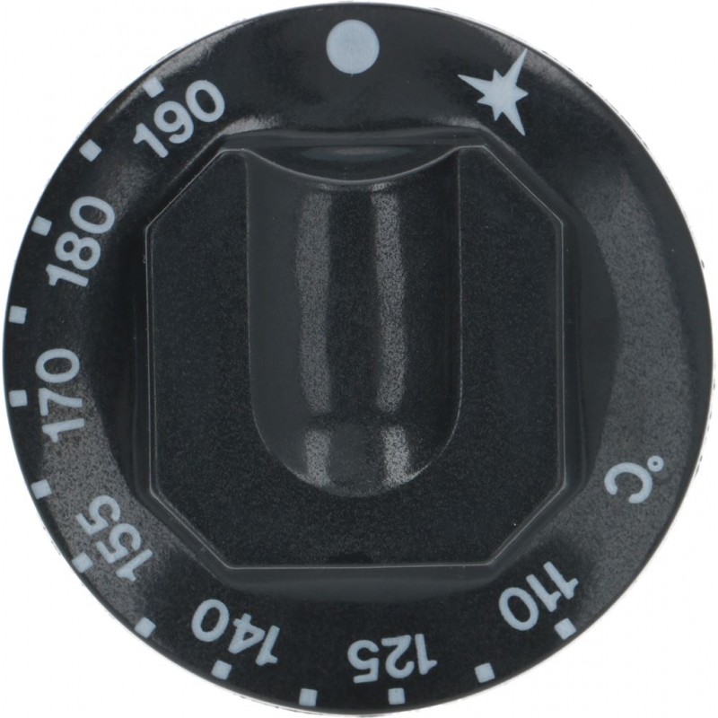 MANOPOLA NERA Ø 70 MM 110-190°C    CODICE: 3241113