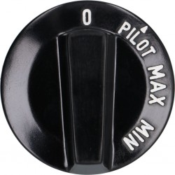 MANOPOLA NERA Ø 60 MM PILOT-MAX-MIN    CODICE: 3241217