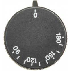 MANOPOLA NERA Ø 45 MM 90-180°C    CODICE: 3241231