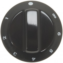 MANOPOLA NERA Ø 60 MM 1-2-3-4-5-6    CODICE: 3241244