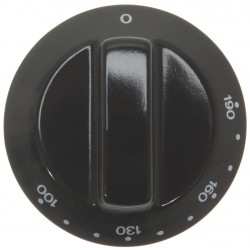 MANOPOLA NERA Ø 60 MM 100-190°C    CODICE: 3241246