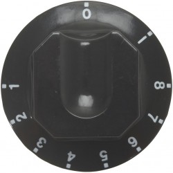 MANOPOLA NERA Ø 70 MM 1-2-3-4-5-6-7-8    CODICE: 3241270