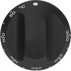 MANOPOLA NERA Ø 66 MM 50-300°C    CODICE: 3241288