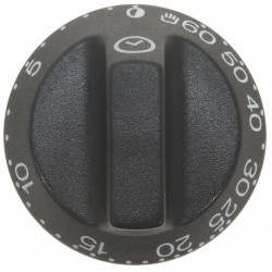 MANOPOLA NERA Ø 54 MM 0-60°C    CODICE: 3241293