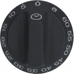 MANOPOLA NERA Ø 54 MM 0-60°C    CODICE: 3241294